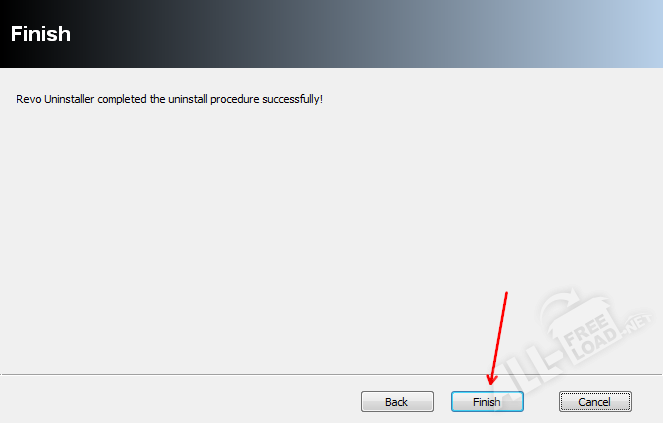 Завершения очистки